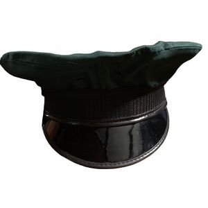 Vintage Riverside Size 6 1/2 Green Military Style Dress Cap *New*